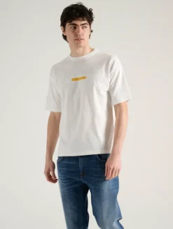 T-shirt bianco baumwolle