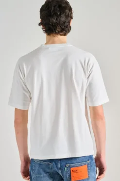 T-shirt bianco baumwolle