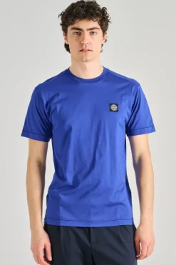 T-shirt cotone blu