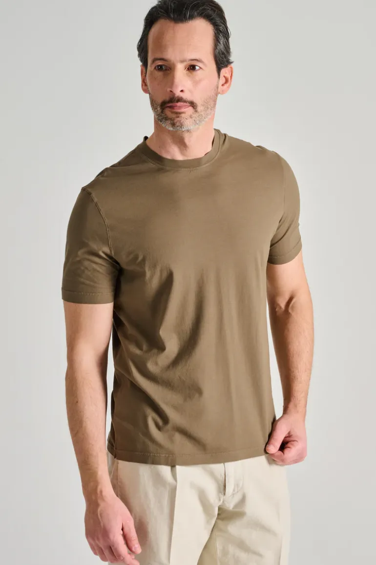 T-shirt cotone grigio
