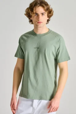 T-shirt cotone verde
