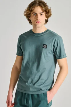 T-shirt cotone verde