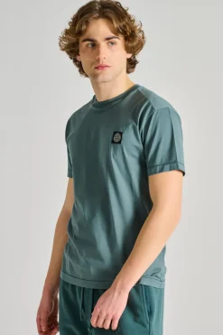 T-shirt cotone verde