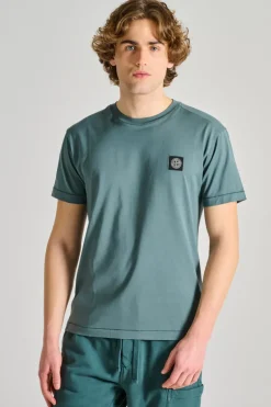 T-shirt cotone verde