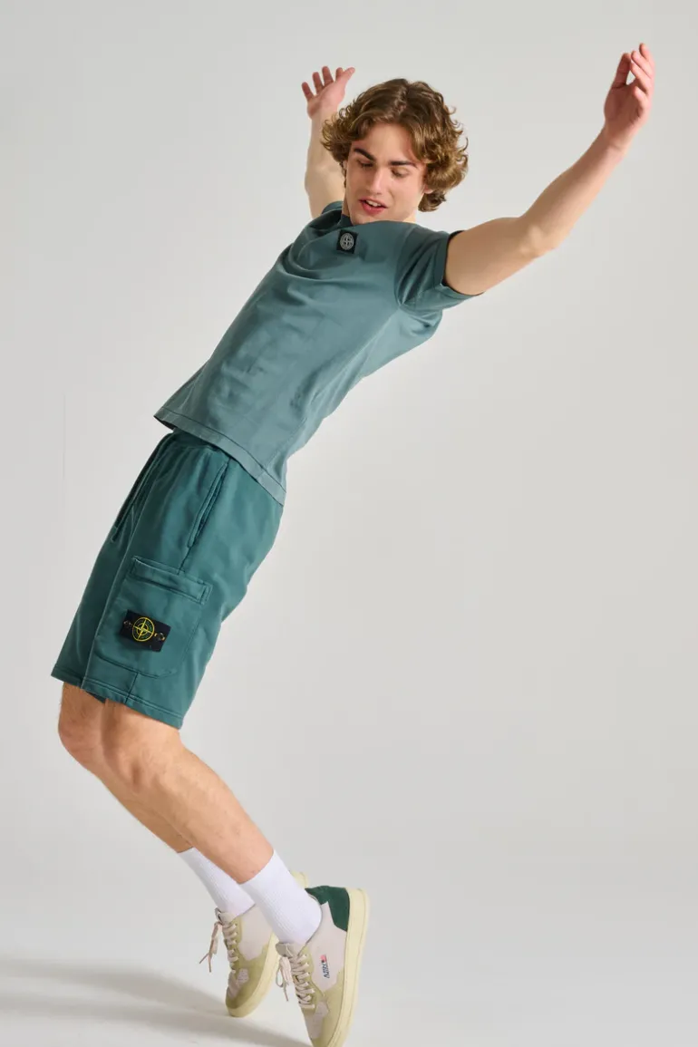 T-shirt cotone verde