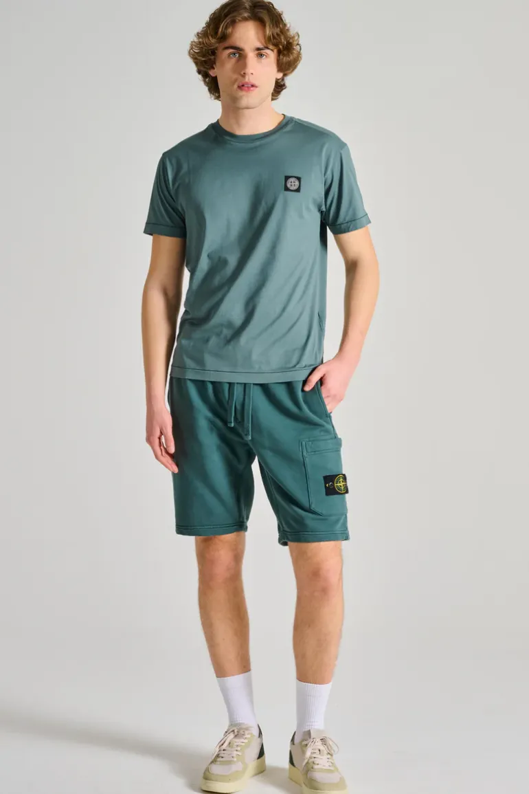 T-shirt cotone verde