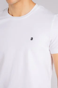 T-shirt cotone/elastam bianco