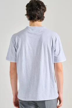 T-shirt duo mm jersey melange grigio