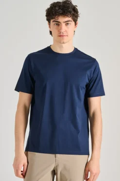 T-shirt jersey stretch blu
