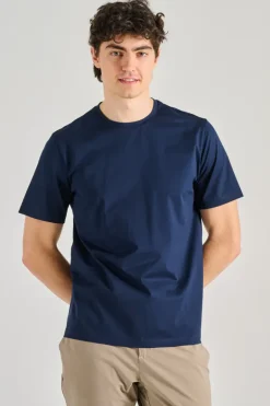 T-shirt jersey stretch blu