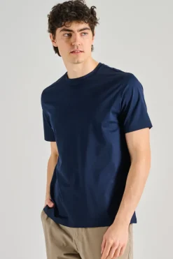 T-shirt jersey stretch blu