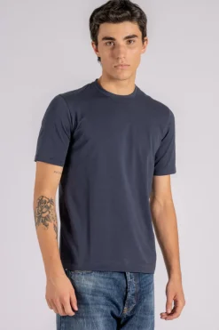 T-shirt manica corta blu uomo