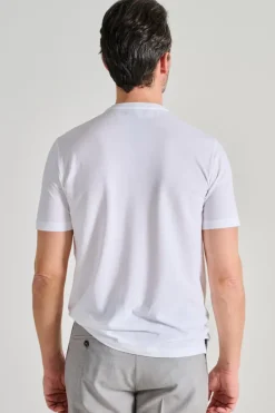 T-shirt manica corta cotone bianco