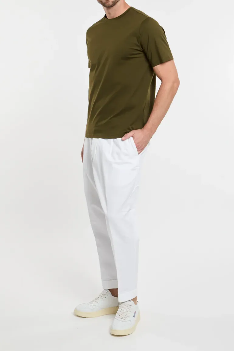 T-shirt multicolor in cotone/elastane