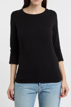 T-shirt nero donna