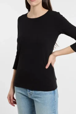 T-shirt nero donna