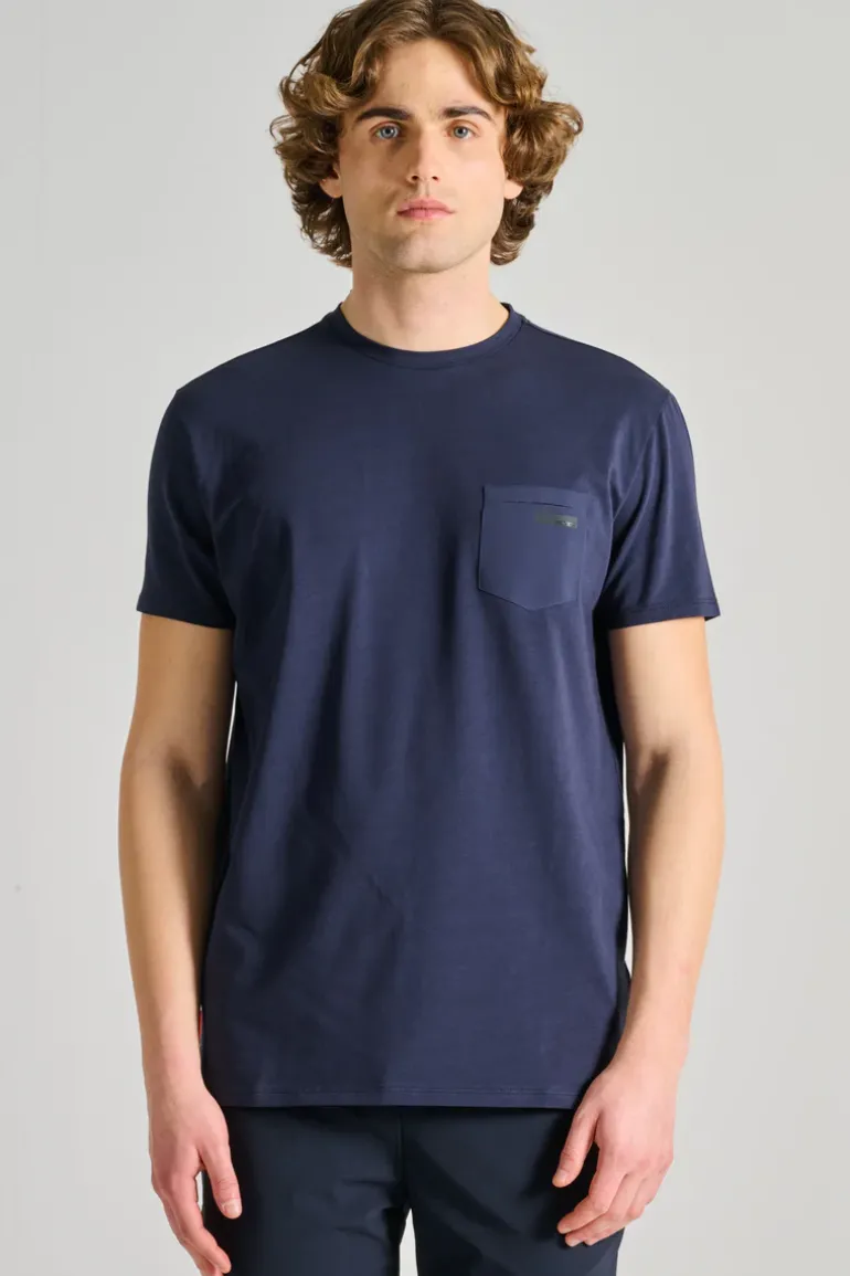 T-shirt revo cotone blu