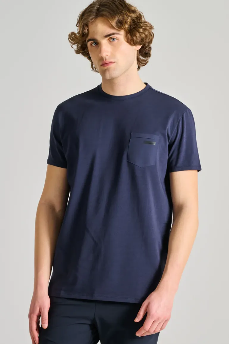 T-shirt revo cotone blu