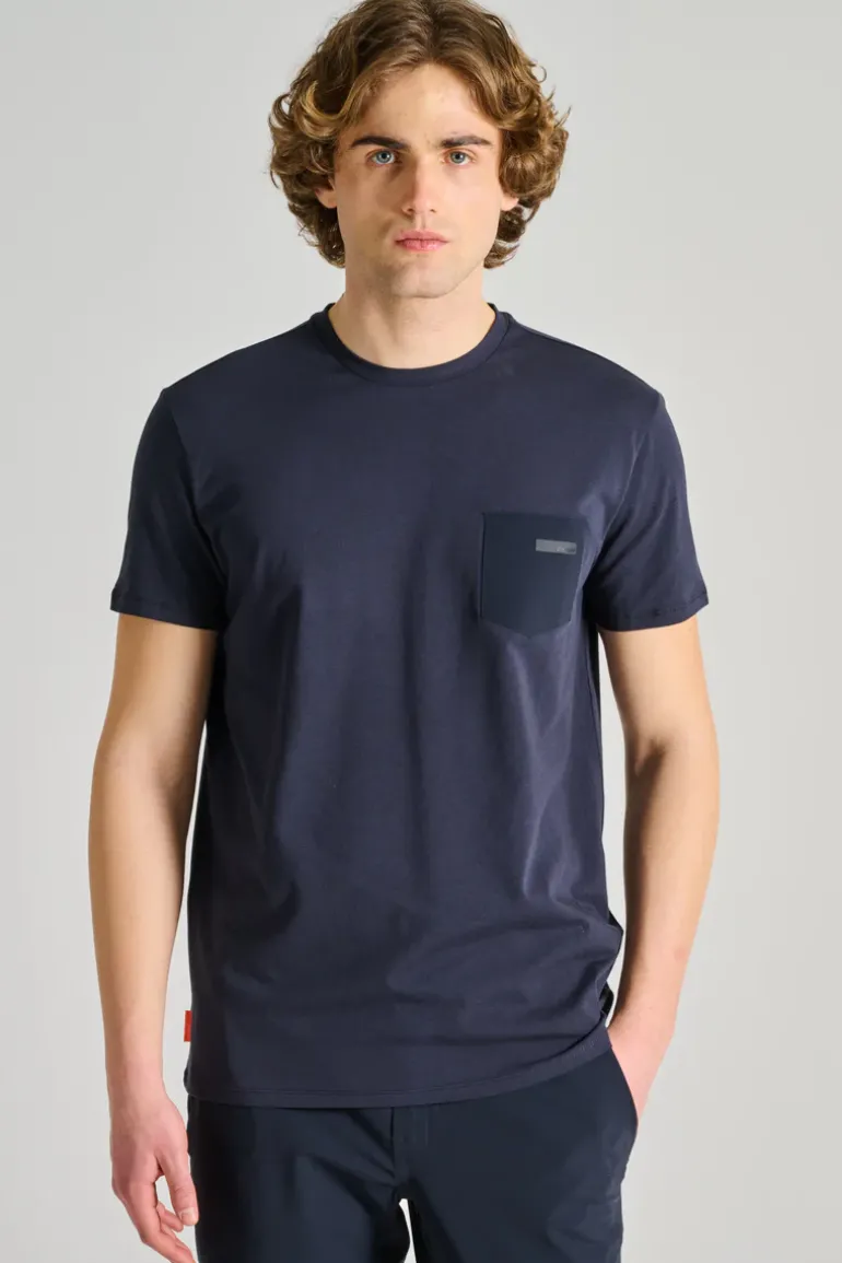 T-shirt revo cotone blu