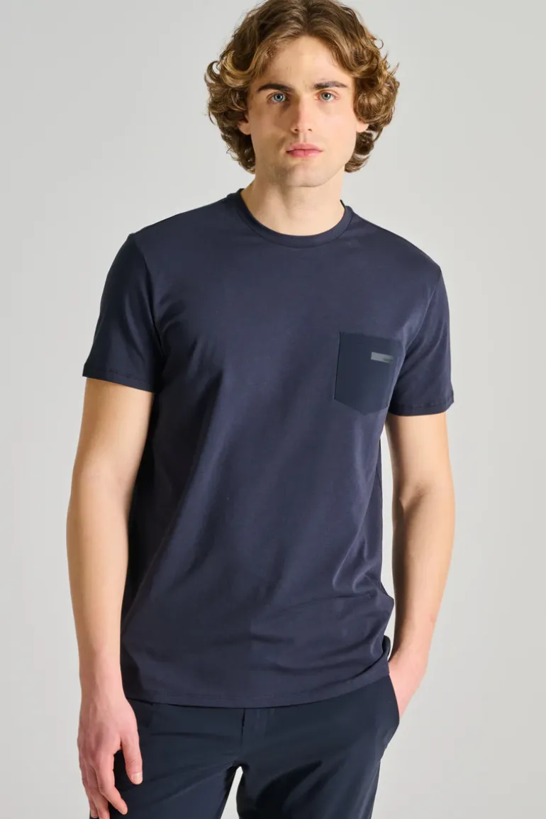T-shirt revo cotone blu