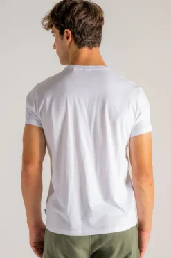 T-shirt silenzio 100% cotone bianco