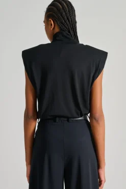 T-shirt tessuto nero