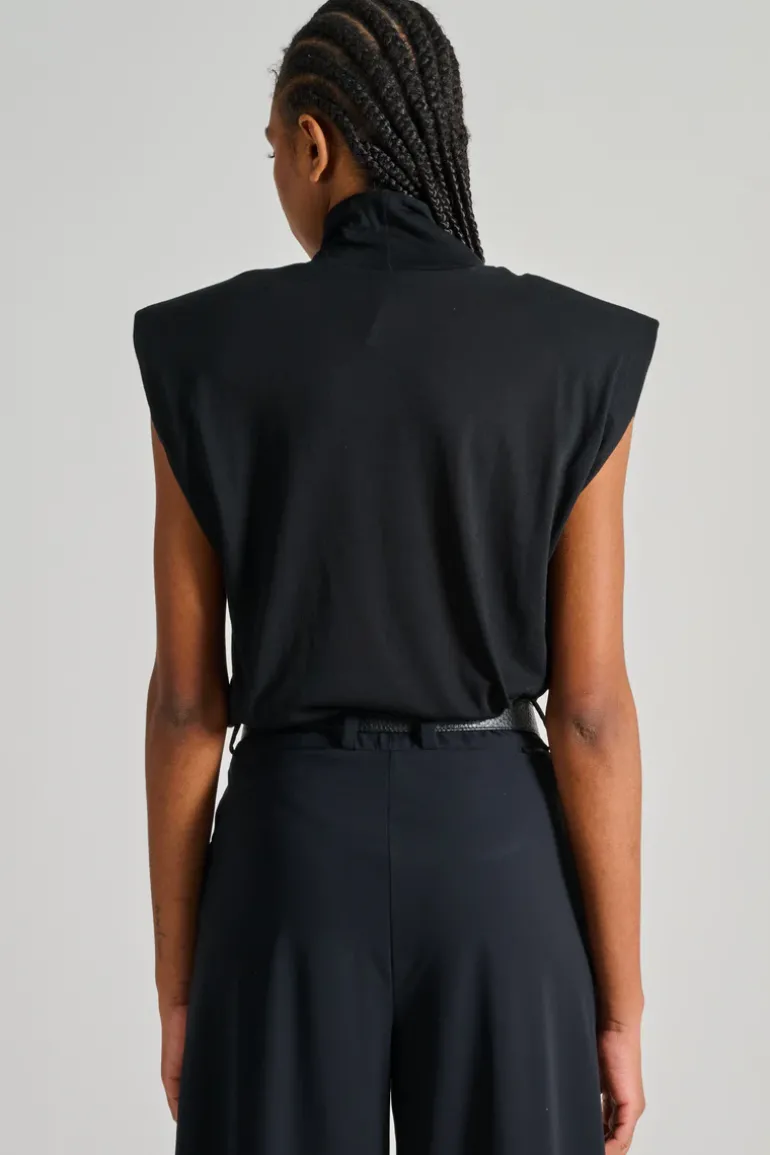 T-shirt tessuto nero