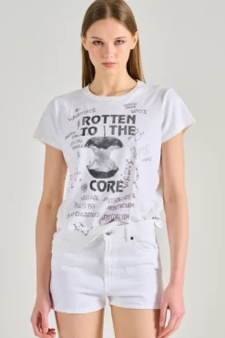 T-shirt the boxy goodie cotone bianco