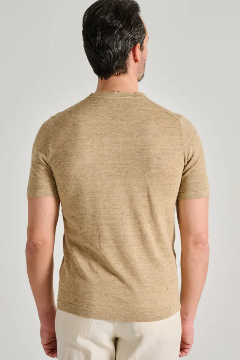 T-shirt tubolari beige