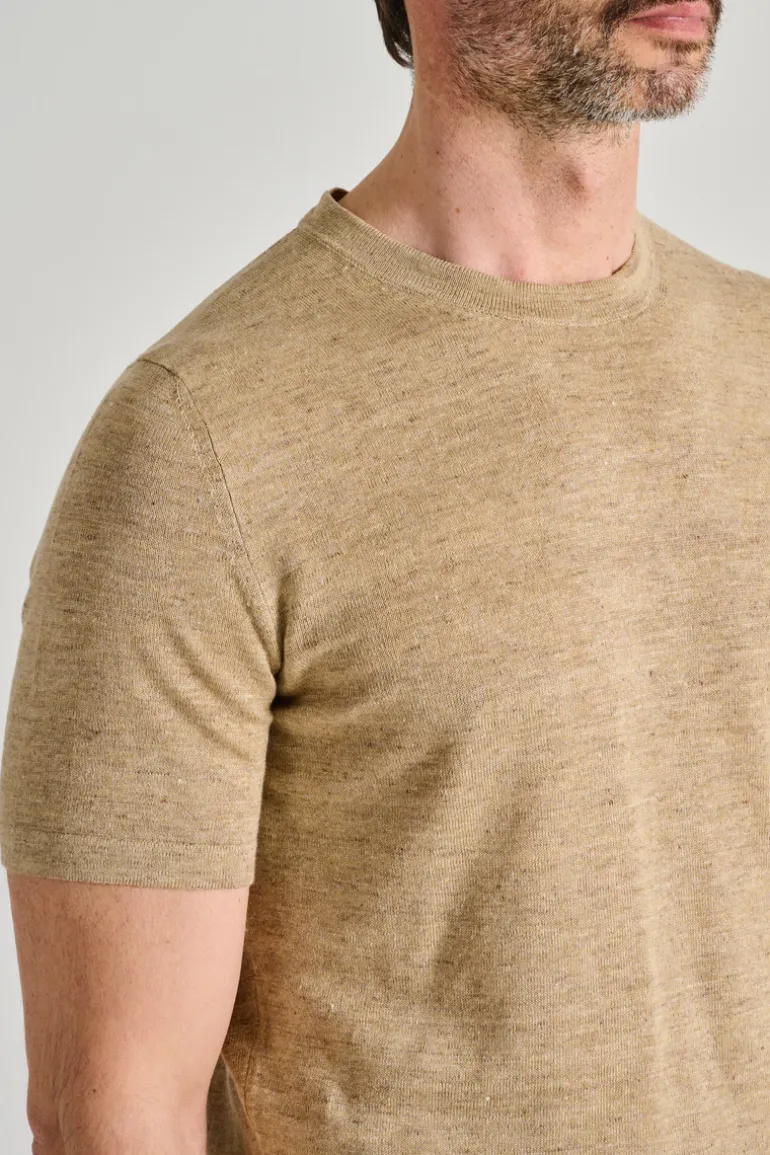 T-shirt tubolari beige