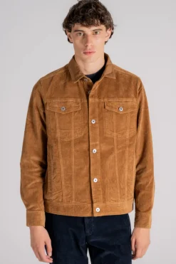 Wax jacket ogston in cotone/elastam