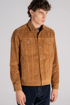 Wax jacket ogston in cotone/elastam