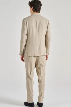 Abito il viaggiatore tessuto beige