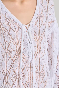 Abito jacotte cotone bianco