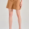 Bermuda cotone marrone
