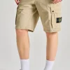 Bermuda shorts tessuto beige