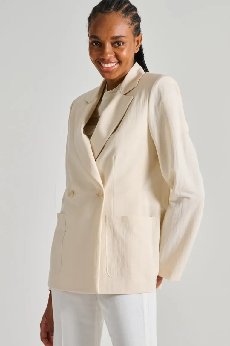 Blazer rayon beige