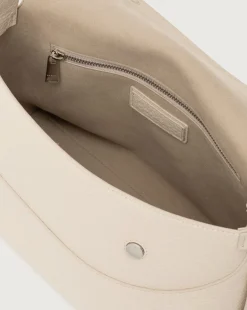 Borsa nana soft pelle martellata beige