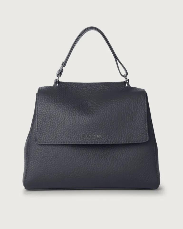 Borsa sveva soft media pelle blu