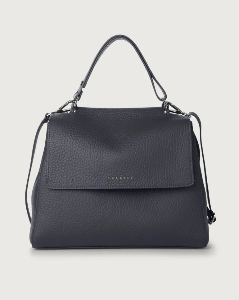 Borsa sveva soft media pelle blu