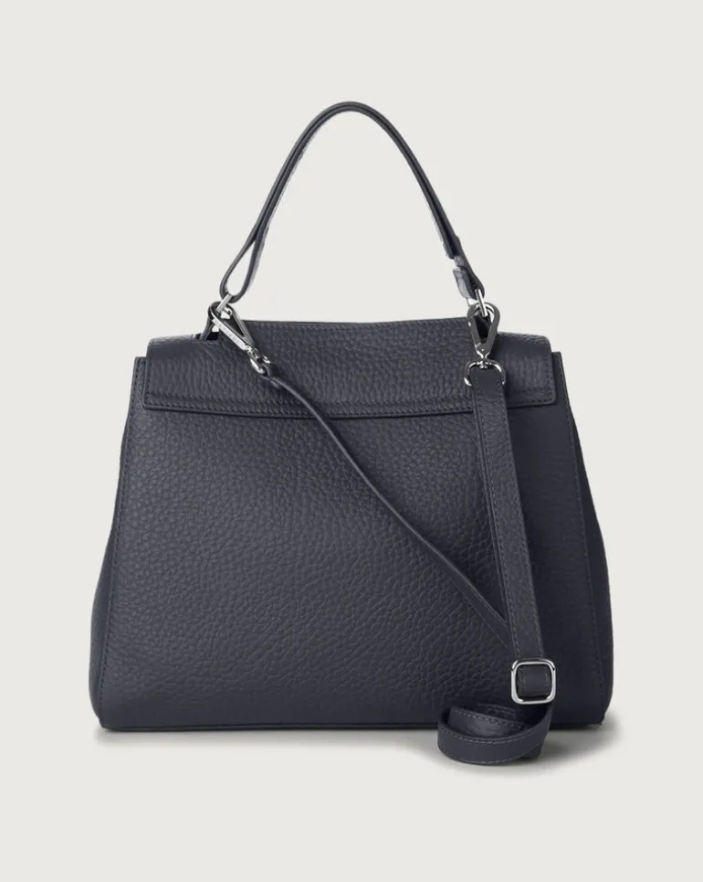 Borsa sveva soft media pelle blu