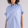 Camicia 100% cotone azzurro