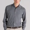 Camicia 100% cotone grigio