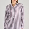 Camicia 100% cotone marrone