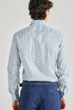 Camicia cotone azzurro