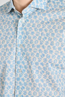 Camicia cotone azzurro