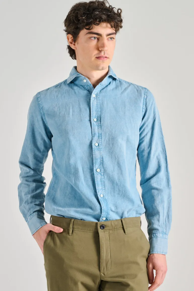 Camicia denim azzurro