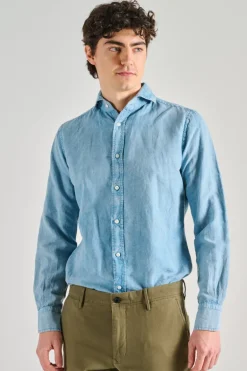 Camicia denim azzurro