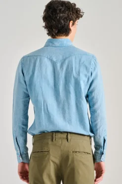 Camicia denim azzurro