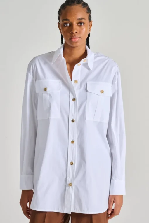 Camicia diane cotone bianco